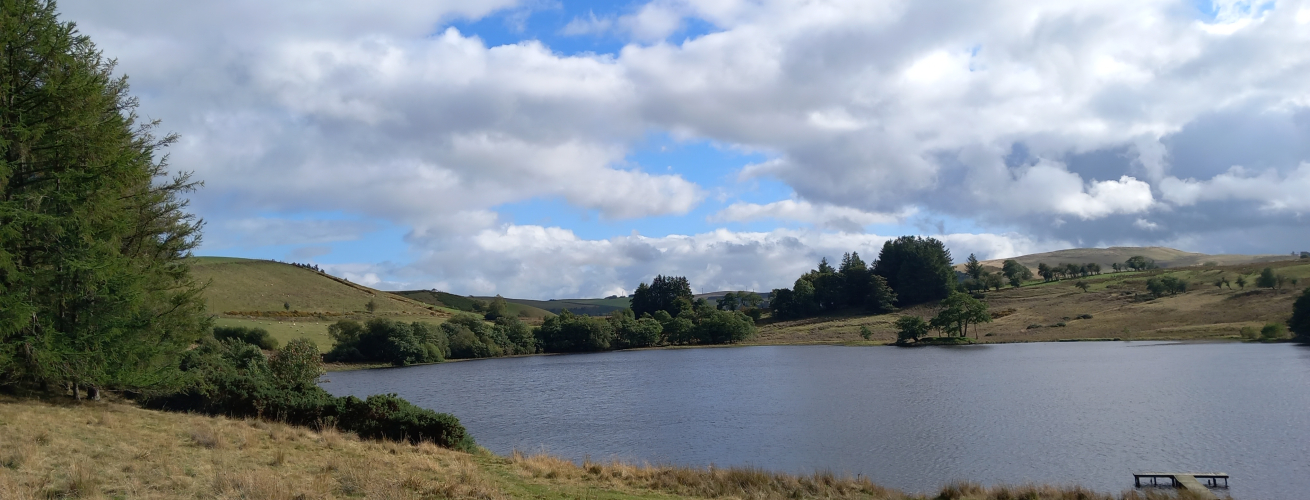 Cambrian-Mountains-Foel-Gurig-across-Marshs-Pool